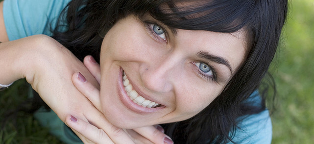 Woman with Braces